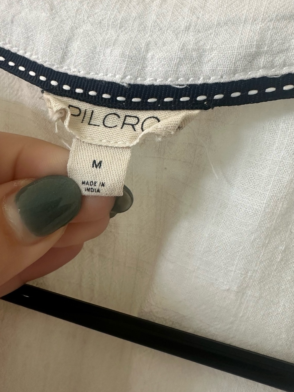 Pilcro by Anthropologies White Shirred Corset Button Midi Dress - Picture 4 of 6